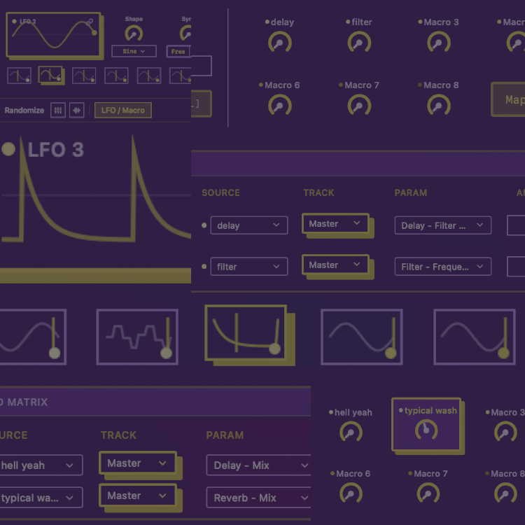 LFO modulation interface
